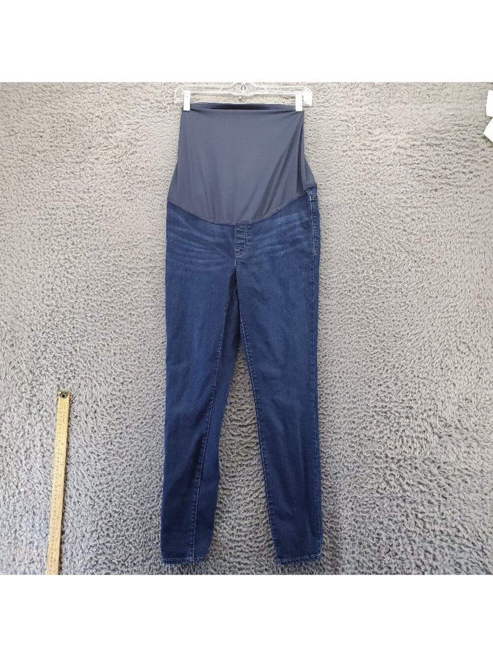 Madewell Jeans Womens 28 Blue Maternity Skinny Stretch Denim Over-Belly Panel